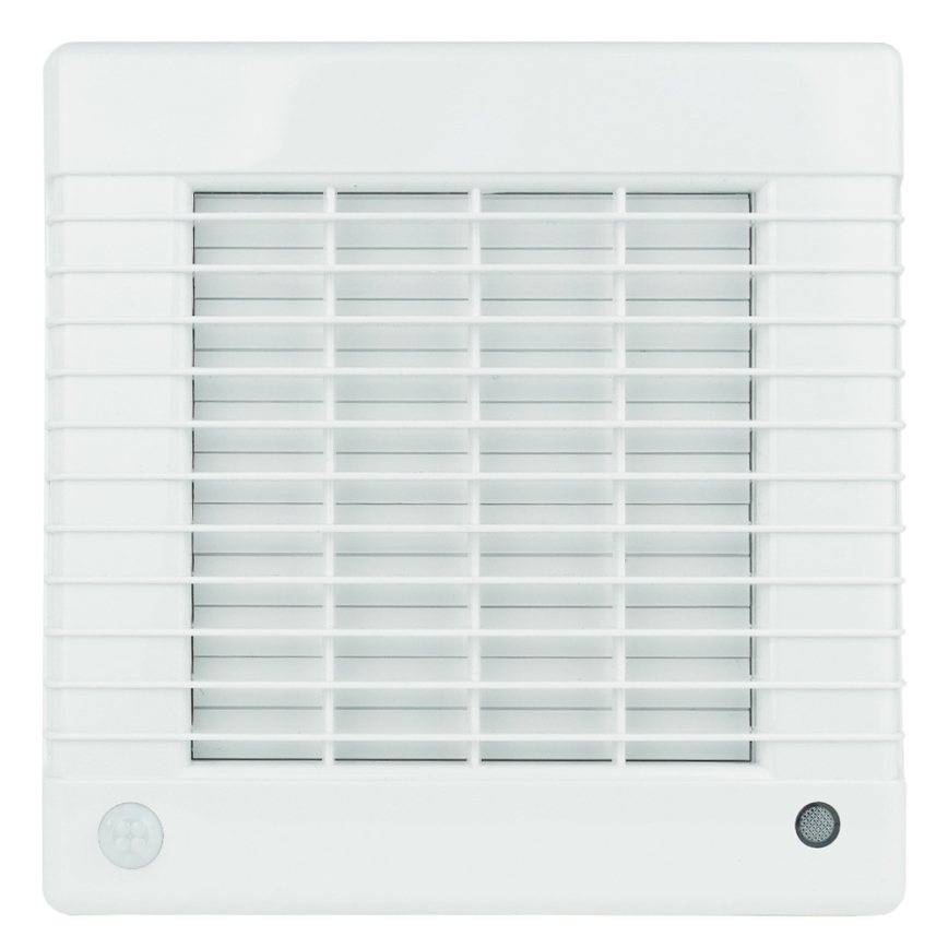 Dalap 41105 - Axiale ventilator met automatische lamellen en timer 100 LVZ 12 18W/12V