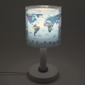 Dalber 40671 - LED kinderlampje WORLD 1xG4/4W/230V blauw