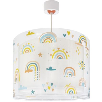 Dalber 41192 - Kinderhanglamp RAINBOW 1xE27/15W/230V veelkleurig