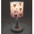 Dalber 41251 - LED-kinderlampje HELLO KITTY&FRIENDS 1xG4/4W/230V roze