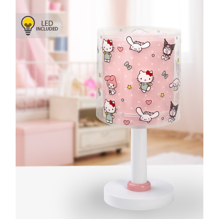 Dalber 41251 - LED-kinderlampje HELLO KITTY&FRIENDS 1xG4/4W/230V roze