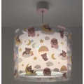 Dalber 41572S - Kinderhanglamp BABY TEDDY 1xE27/15W/230V, roze
