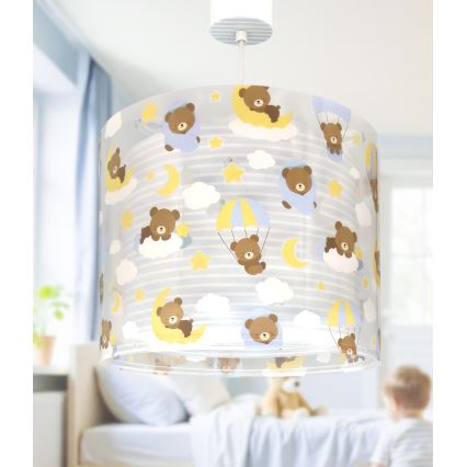 Dalber 41572T - Kinderlamp BABY TEDDY 1xE27/15W/230V blauw