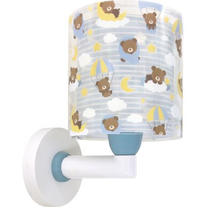 Dalber 41579T - Kinderwandlamp BABY TEDDY 1xE27/15W/230V blauw