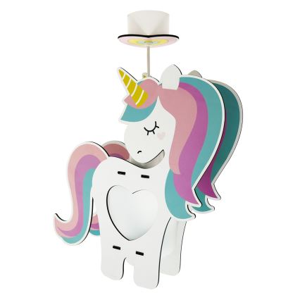 Dalber 41597 - Hanglamp voor kinderen UNICORN 1xE27/15W/230V