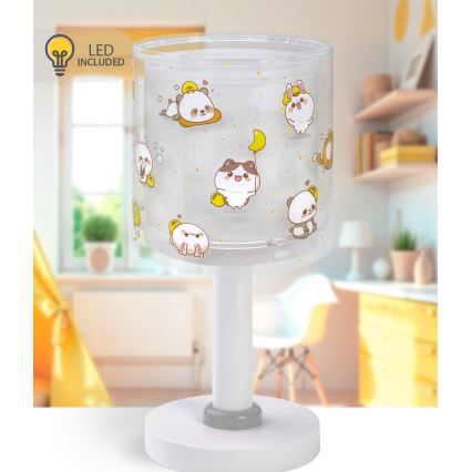 Dalber 41761E - LED-kinderlampje KAWAII FRIENDS 1xG4/4W/230V grijs
