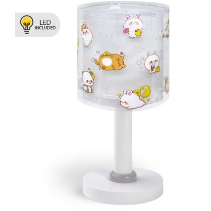 Dalber 41761E - LED-kinderlampje KAWAII FRIENDS 1xG4/4W/230V grijs