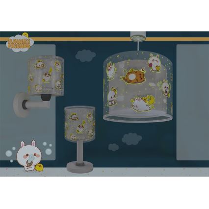 Dalber 41761E - LED-kinderlampje KAWAII FRIENDS 1xG4/4W/230V grijs