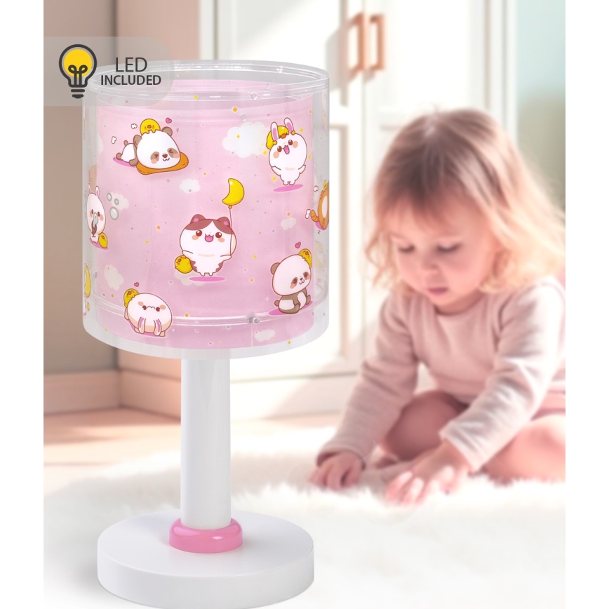 Dalber 41761S - LED kinderlampje KAWAII FRIENDS 1xG4/4W/230V roze