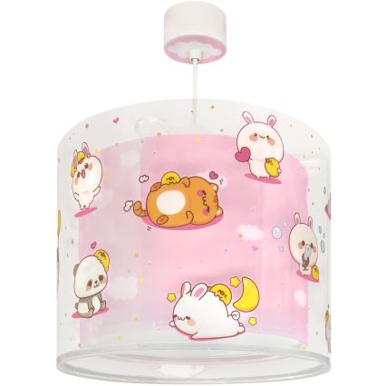 Dalber 41762S - Kinderlamp KAWAII FRIENDS 1xE27/15W/230V roze