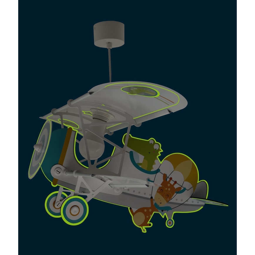 Dalber 54542 - Kinderlamp LITTLE CROCODILE 1xE27/15W/230V