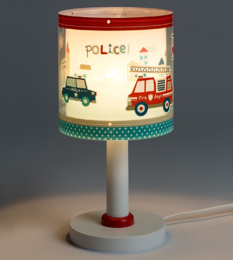Dalber 60611N - LED-kinderlamp POLICE 1xG4/4W/230V veelkleurig