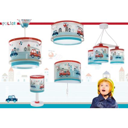 Dalber 60611N - LED-kinderlamp POLICE 1xG4/4W/230V veelkleurig