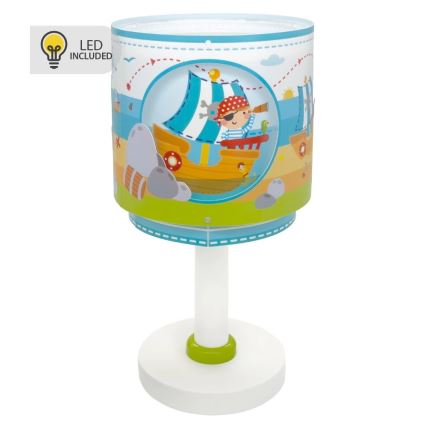 Dalber 60651N - LED-kinderlampje PIRATE ISLAND 1xG4/4W/230V veelkleurig