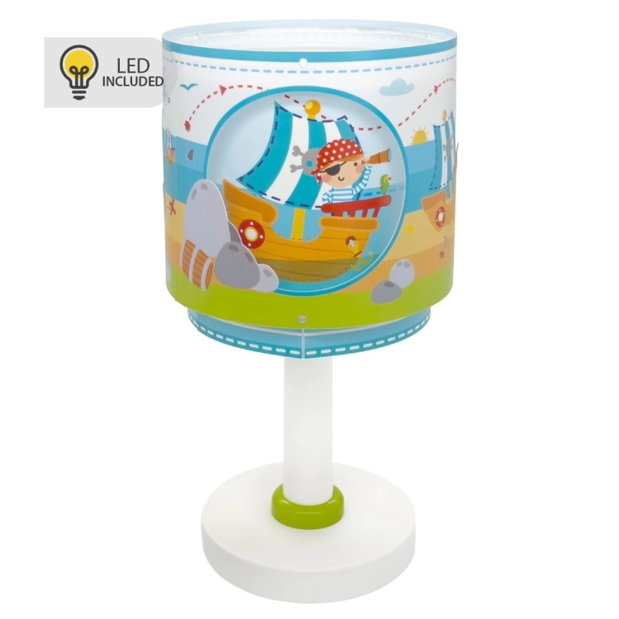 Dalber 60651N - LED-kinderlampje PIRATE ISLAND 1xG4/4W/230V veelkleurig