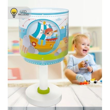 Dalber 60651N - LED-kinderlampje PIRATE ISLAND 1xG4/4W/230V veelkleurig