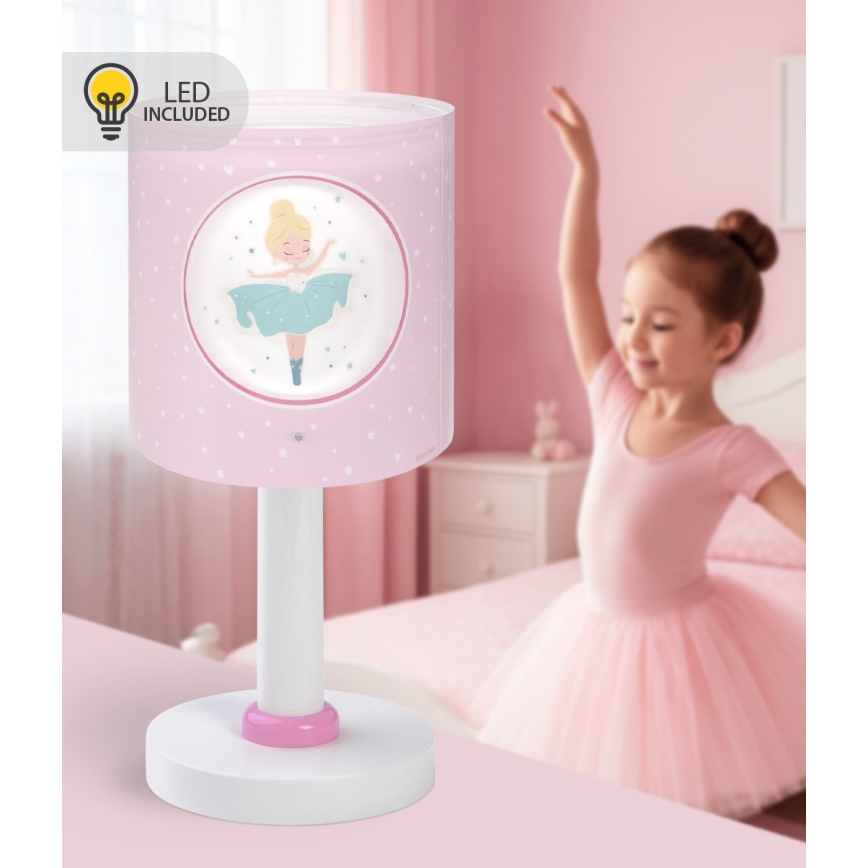 Dalber 60911 - LED kinderlampje PRINCESS DANCE 1xG4/4W/230V roze