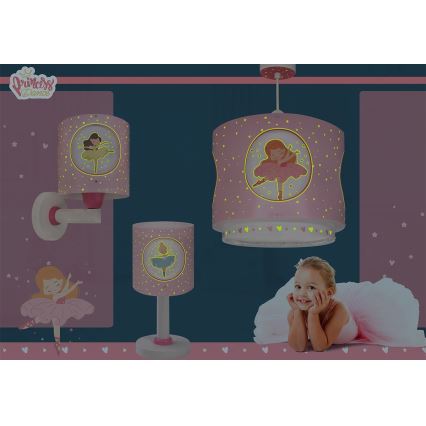 Dalber 60911 - LED kinderlampje PRINCESS DANCE 1xG4/4W/230V roze