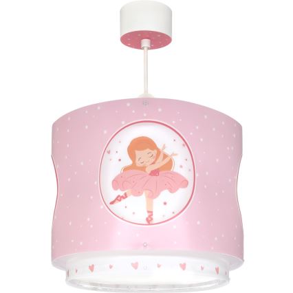 Dalber 60912 - Kinderhanglamp PRINCESS DANCE 1xE27/15W/230V roze