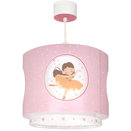 Dalber 60912 - Kinderhanglamp PRINCESS DANCE 1xE27/15W/230V roze