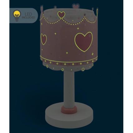 Dalber 61101N - LED kinderlampje LITTLE QUEEN 1xG4/4W/230V roze