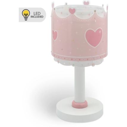 Dalber 61101N - LED kinderlampje LITTLE QUEEN 1xG4/4W/230V roze
