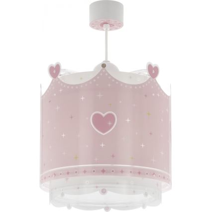 Dalber 61102 - Hanglamp voor Kinderen LITTLE QUEEN 1xE27/60W/230V