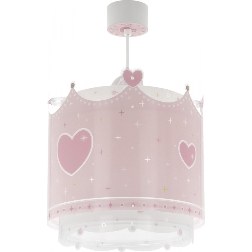 Dalber 61102 - Hanglamp voor Kinderen LITTLE QUEEN 1xE27/60W/230V