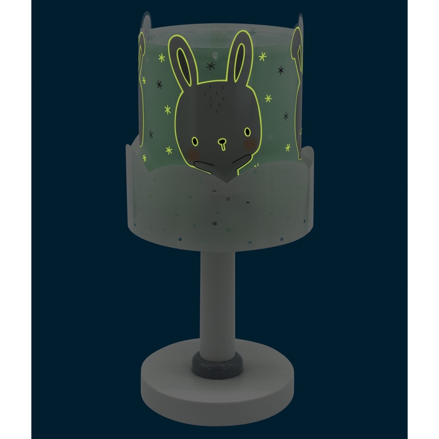 Dalber 61151H - Lamp voor Kinderen BUNNY 1xE14/40W/230V groen