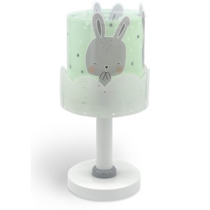 Dalber 61151H - Lamp voor Kinderen BUNNY 1xE14/40W/230V groen