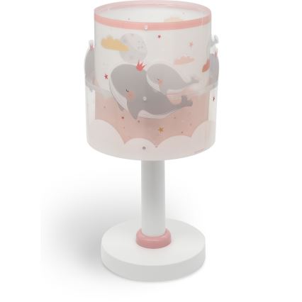 Dalber 61171S - Kleine kinderlamp WHALE DREAMS 1xE14/8W/230V roze