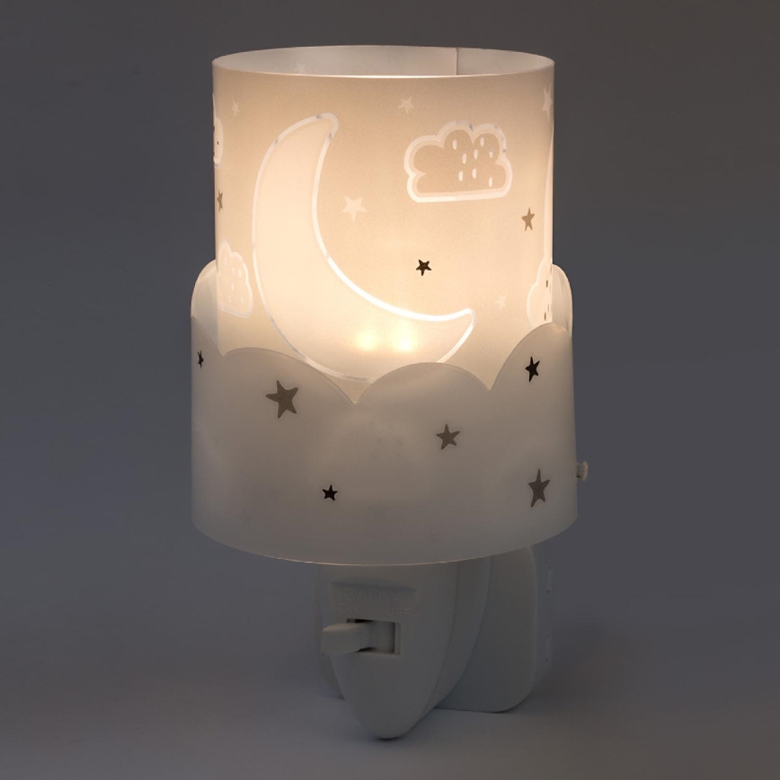 Dalber 61235E - LED Stopcontact lamp MOON 1xE14/0,3W/230V