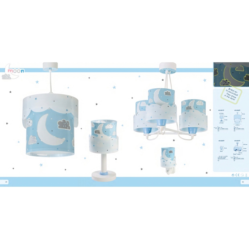 Dalber 61235T - LED Stekkerlamp MOON 1xE14/0,3W/230V