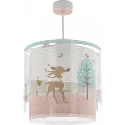 Dalber 61272 - Hanglamp voor Kinderen LOVING DEER 1xE27/60W/230V