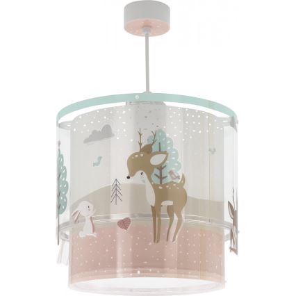 Dalber 61272 - Hanglamp voor Kinderen LOVING DEER 1xE27/60W/230V