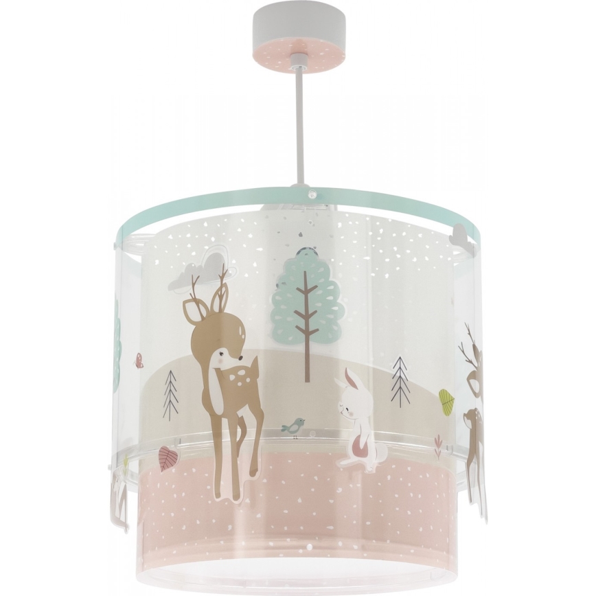 Dalber 61272 - Hanglamp voor Kinderen LOVING DEER 1xE27/60W/230V