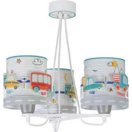 Dalber 61687 - Kinderhanglamp BABY TRAVEL 3xE27/60W/230V