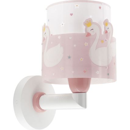 Dalber 61719S - Wand Lamp voor Kinderen SWEET LOVE 1xE27/60W/230V roze