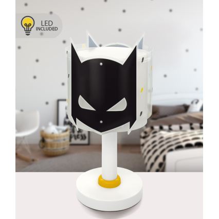 Dalber 61801N - LED kinderlampje DARK HERO 1xG4/4W/230V wit/zwart