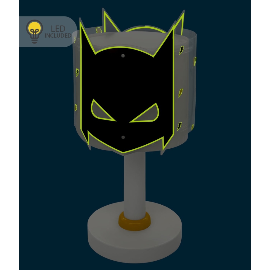 Dalber 61801N - LED kinderlampje DARK HERO 1xG4/4W/230V wit/zwart