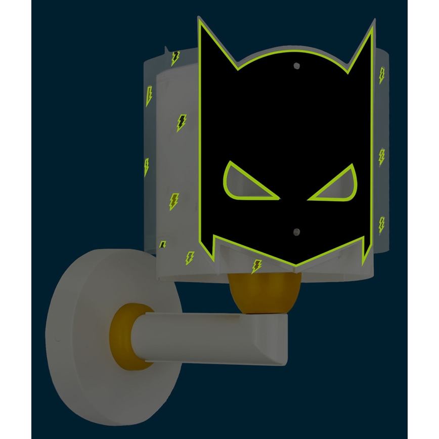 Dalber 61809 - Kinderwandlamp DARK HERO 1xE27/15W/230V