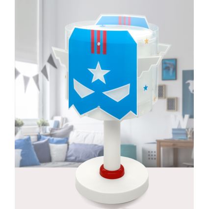 Dalber 61811N - LED-kinderlampje BLUE HERO 1xG4/4W/230V wit/blauw