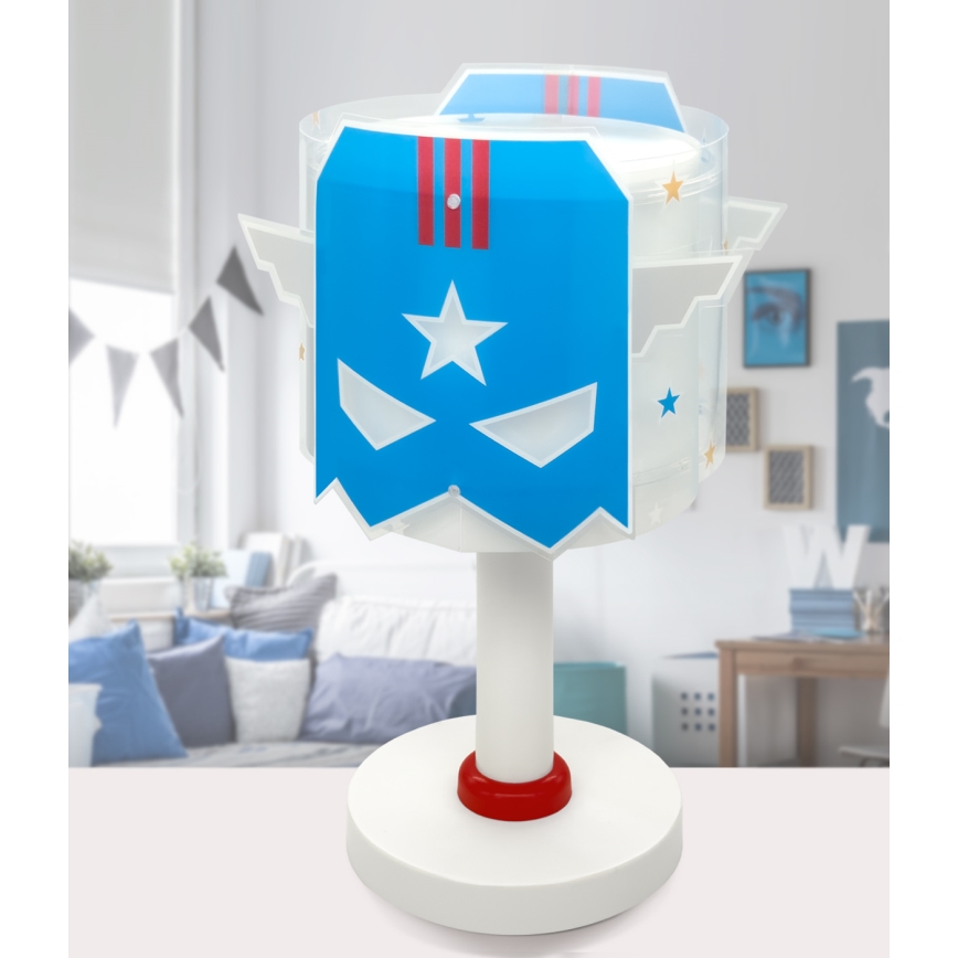 Dalber 61811N - LED-kinderlampje BLUE HERO 1xG4/4W/230V wit/blauw