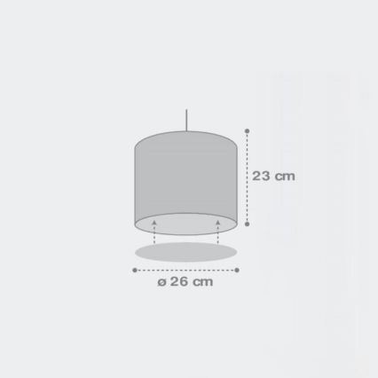 Dalber 62012S - Hanglamp kinderkamer SWEET DREAMS 1xE27/60W/230V