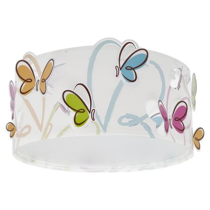 Dalber 62146 - Plafondlamp voor Kinderen BUTTERFLY 2xE27/60W/230V