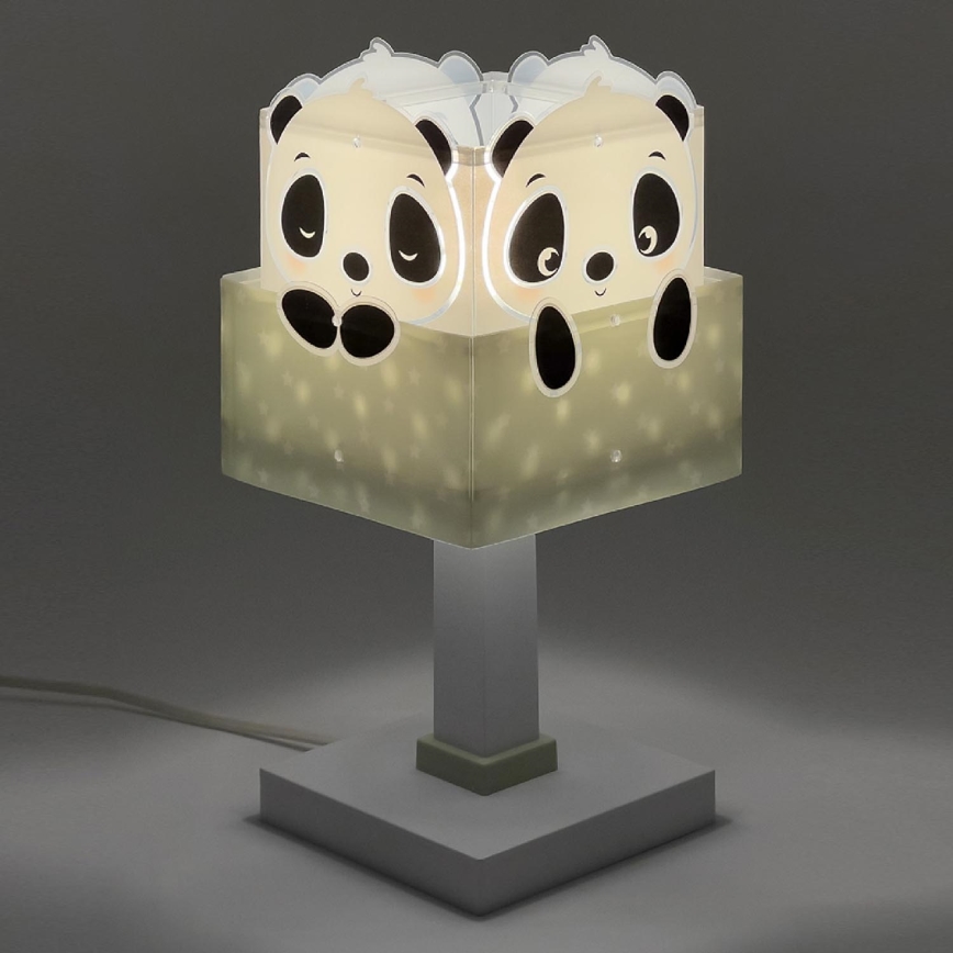 Dalber 63161H - Lamp voor Kinderen PANDA 1xE14/40W/230V groen