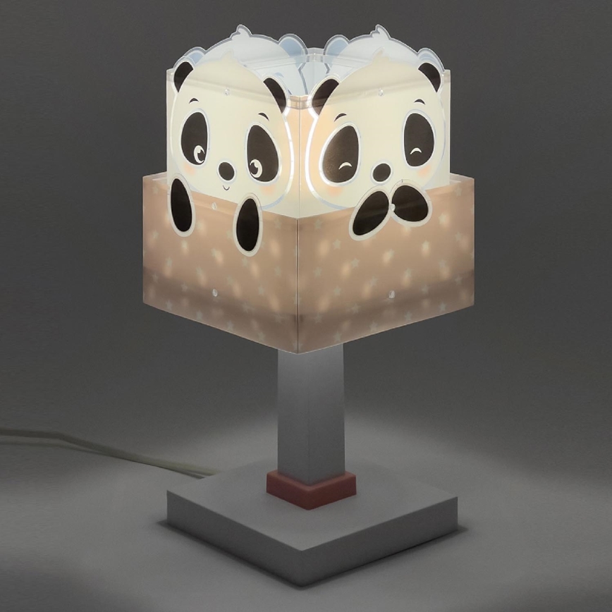 Dalber 63161S - Kinderlamp PANDA 1xE14/40W/230V roze