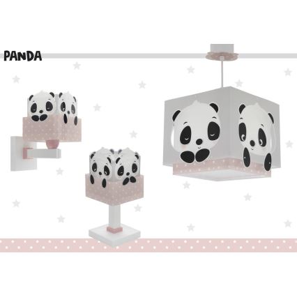 Dalber 63161S - Kinderlamp PANDA 1xE14/40W/230V roze