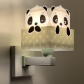 Dalber 63169H - Wand Lamp voor Kinderen PANDA 1xE27/60W/230V groen
