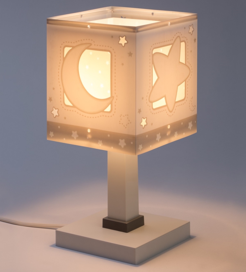 Dalber 63231NE - LED kinderlampje MOONLIGHT 1xG4/4W/230V grijs